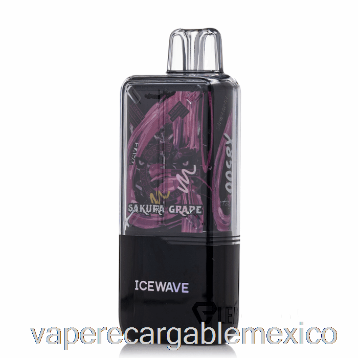 Vape Recargable Icewave X8500 Desechable Uva Sakura